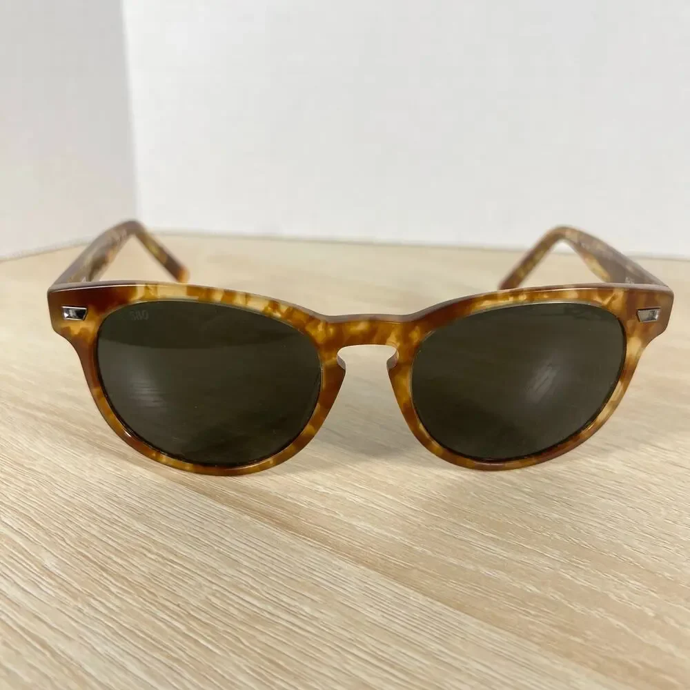 Costa Del Mar Del Mar DEL 206 Sunglasses 580 Brown Cream Tortoise